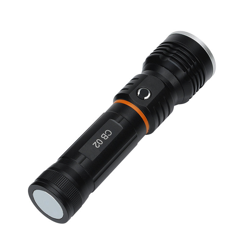 320 Lumen COB LED Flashlight - Adjustable Focus, Floodlight, Magnetic Base, Aluminum Alloy
