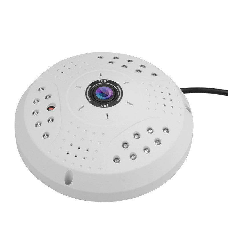 360 Degree Fisheye IP Camera - 3 Megapixel, 1/2.5 Inch CMOS, ONVIF Support, WIFI, P2P, POE, Remote Playback