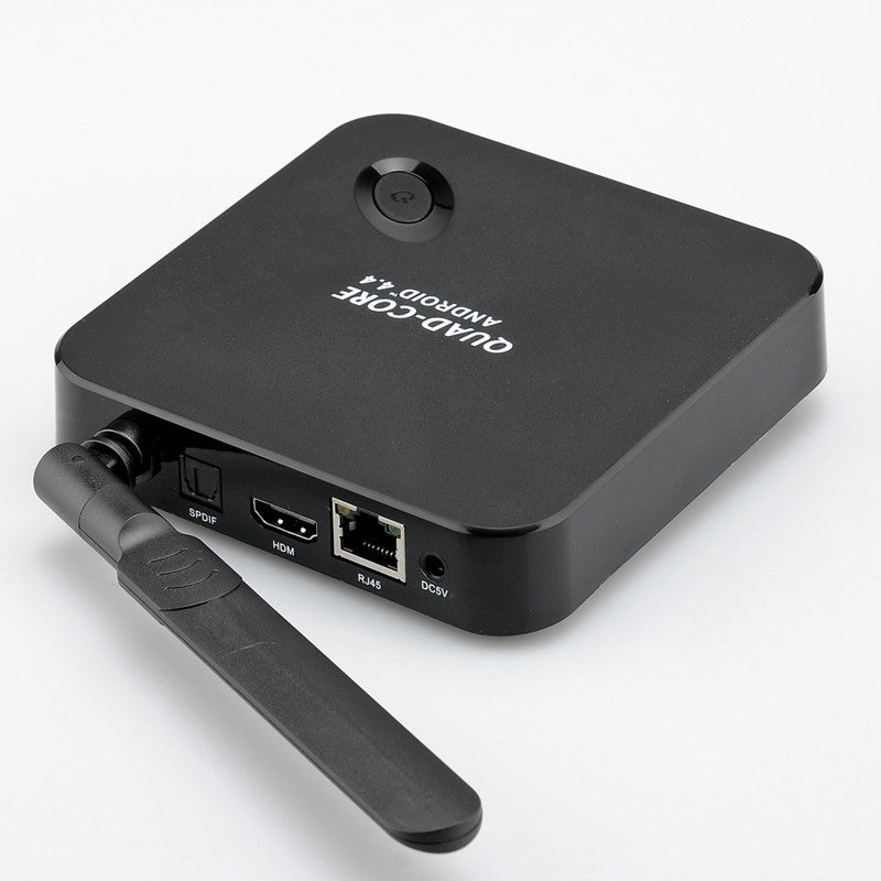 Android 4.4 Smart TV Box - Quad Core RK3128 CPU, 1GB RAM, 8GB Internal Memory, HDMI Port, 4x USB Ports