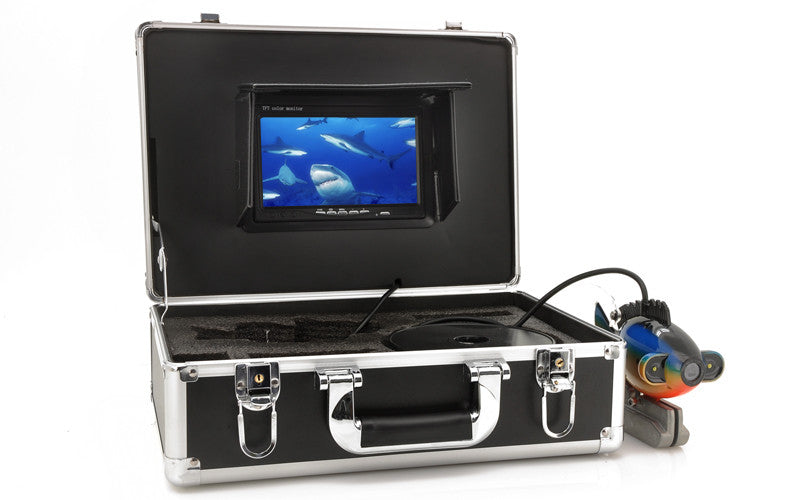 Deep Water Camera Set - 7 Inch LCD Screen, Carrying Case, 600TVL, 20 Meter Cable