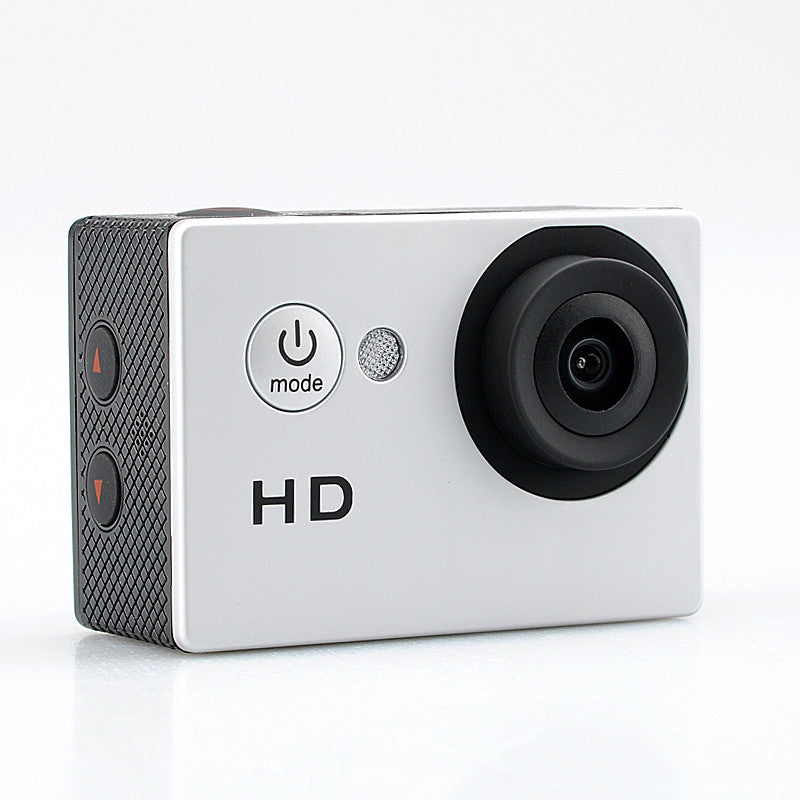 720p HD Sport Camera - 2.0 Megapixels CMOS Sensor, 140 Degree Lens Angle, 30 Meter Waterproof Range