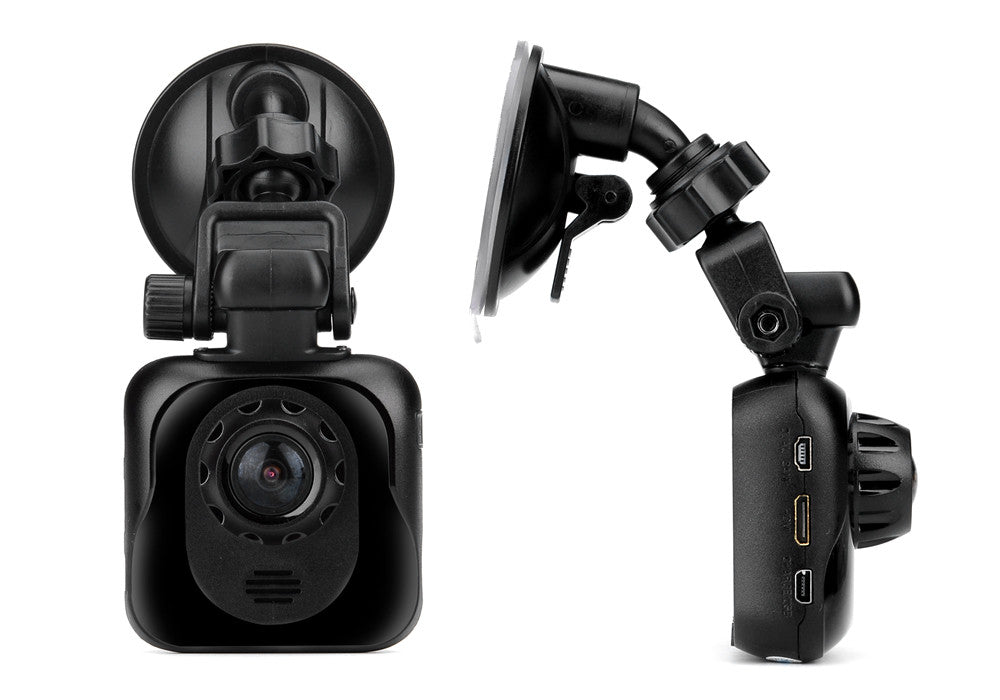 D35 Full HD Dual Car DVR - 1080P, Wide Angle Lenses, 2.4 inch TFT Display, GPS, G-Sensor, Motion Detection, Auto Recording