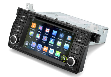 7 Inch Touchscreen Car DVD Player – Android 4.4, Quad Core CPU, 1 DIN, GPS, Bluetooth, Wi-Fi, 3G, For BMW M3 + E46