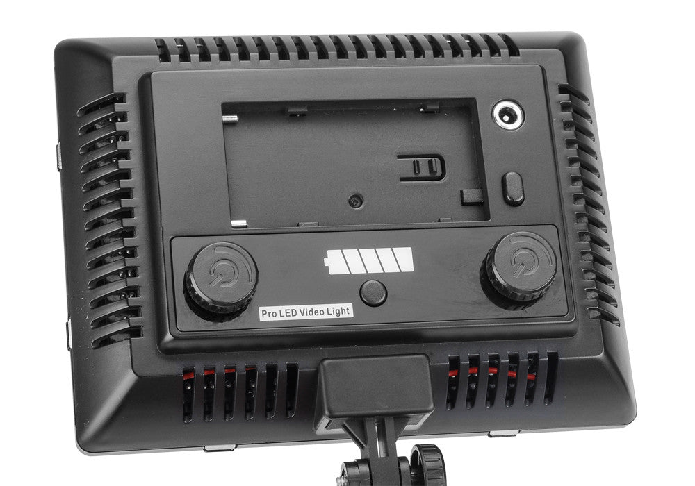 Wan Xin Pro LED Video Light- Dimmable Barndoor Light, 300 Micro LED Bulbs, 3200 To 6000K Color Temperature, 18W Output