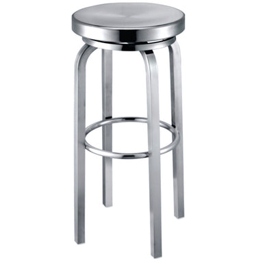 Fine Mod Imports Navy Counter Chair, Aluminum