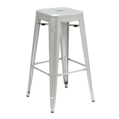 Fine Mod Imports Talix Bar Stool, Silver