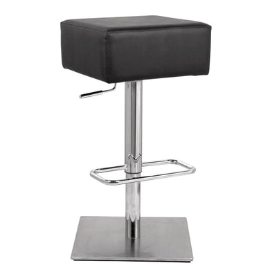 Fine Mod Imports Marshmallow Bar Stool, Black
