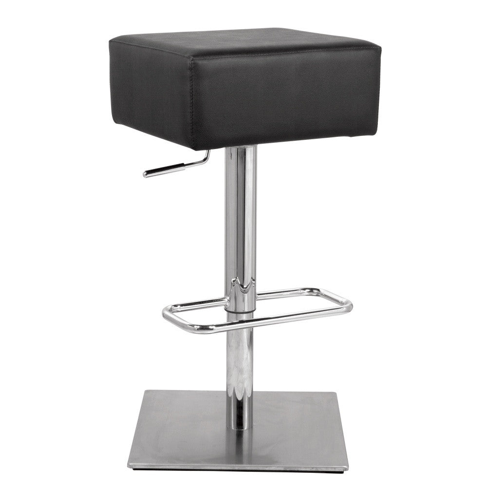 Fine Mod Imports Marshmallow Bar Stool, Black