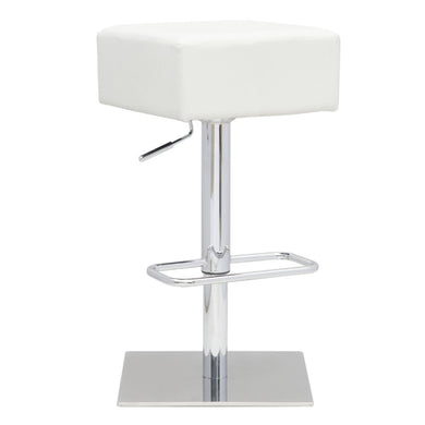 Fine Mod Imports Marshmallow Bar Stool, White
