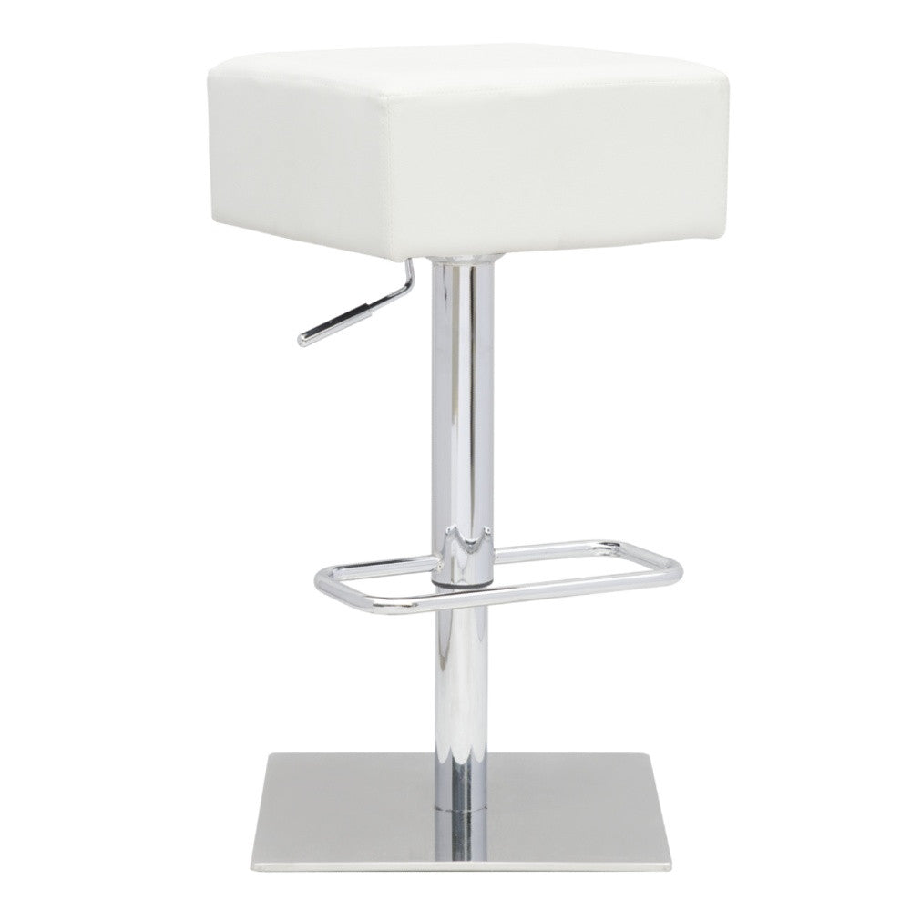 Fine Mod Imports Marshmallow Bar Stool, White