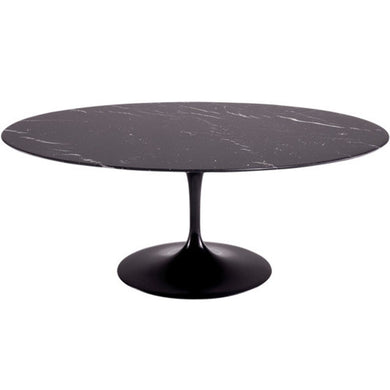 Fine Mod Imports Flower Marble Table Oval 78