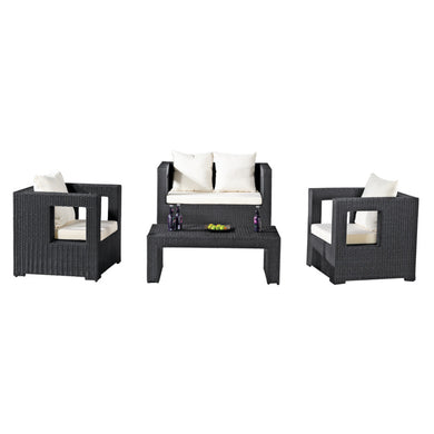 Fine Mod Imports Sterling Outdoor 4-Piece Seating Set,