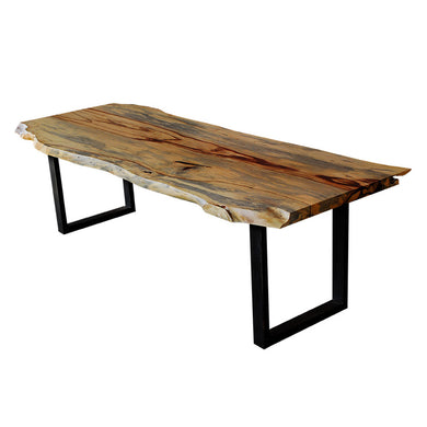 Fine Mod Imports Erosion Dining Table, Walnut