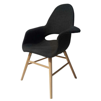 Fine Mod Imports Eero Dining Chair, Gray