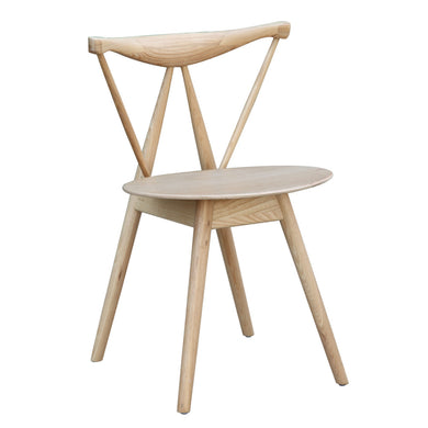 Fine Mod Imports Fronter Dining Chair, Natural