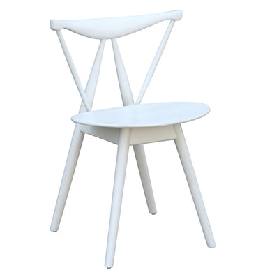 Fine Mod Imports Fronter Dining Chair, White