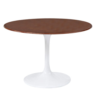 Fine Mod Imports Flower Table Wood Top 36