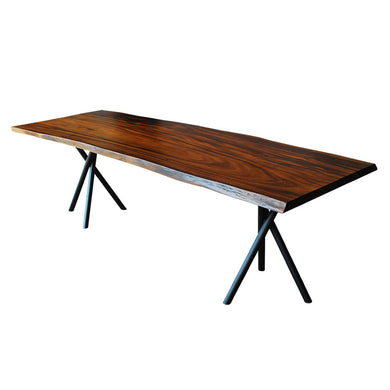 Fine Mod Imports Banga Dining Table, Walnut