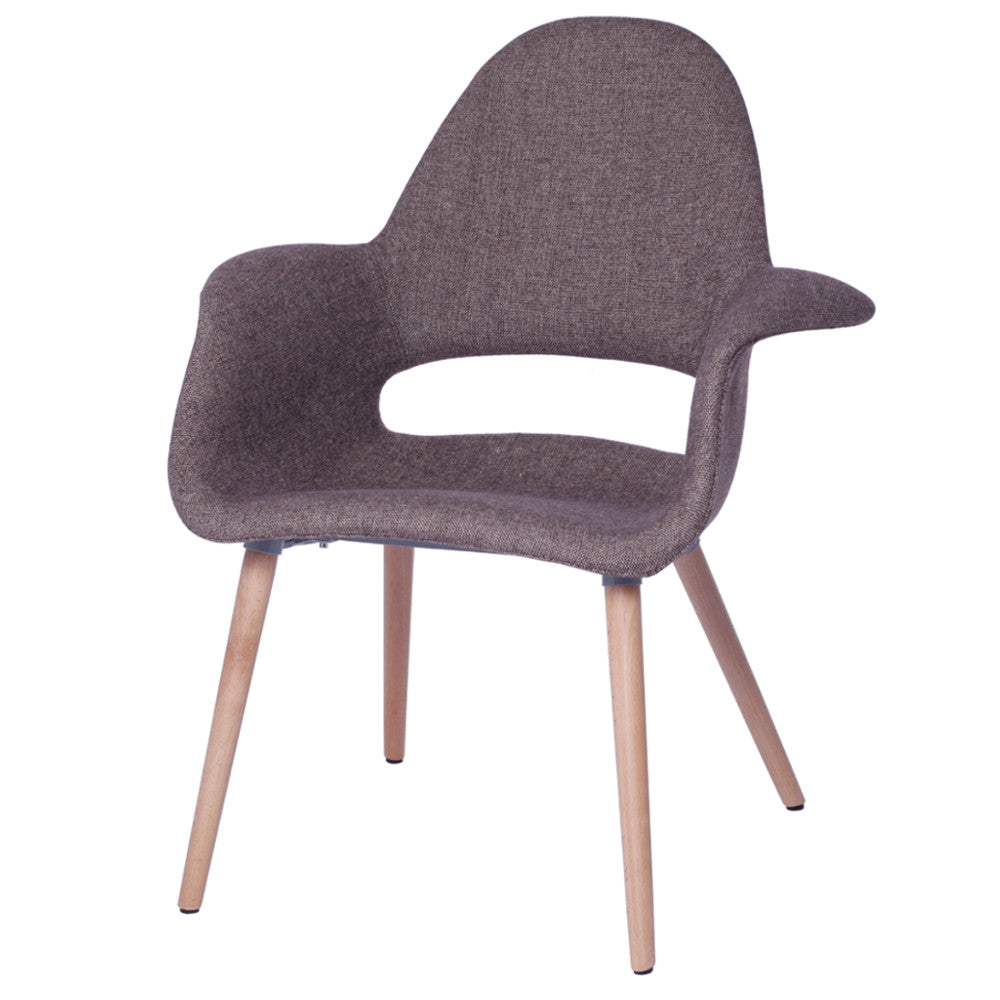Fine Mod Imports Forza Dining Chair, Brown