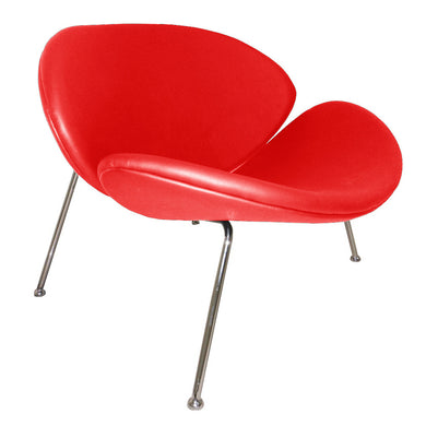 Fine Mod Imports Slice Chair, Red