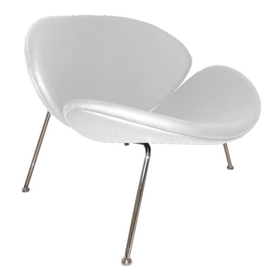 Fine Mod Imports Slice Chair, White
