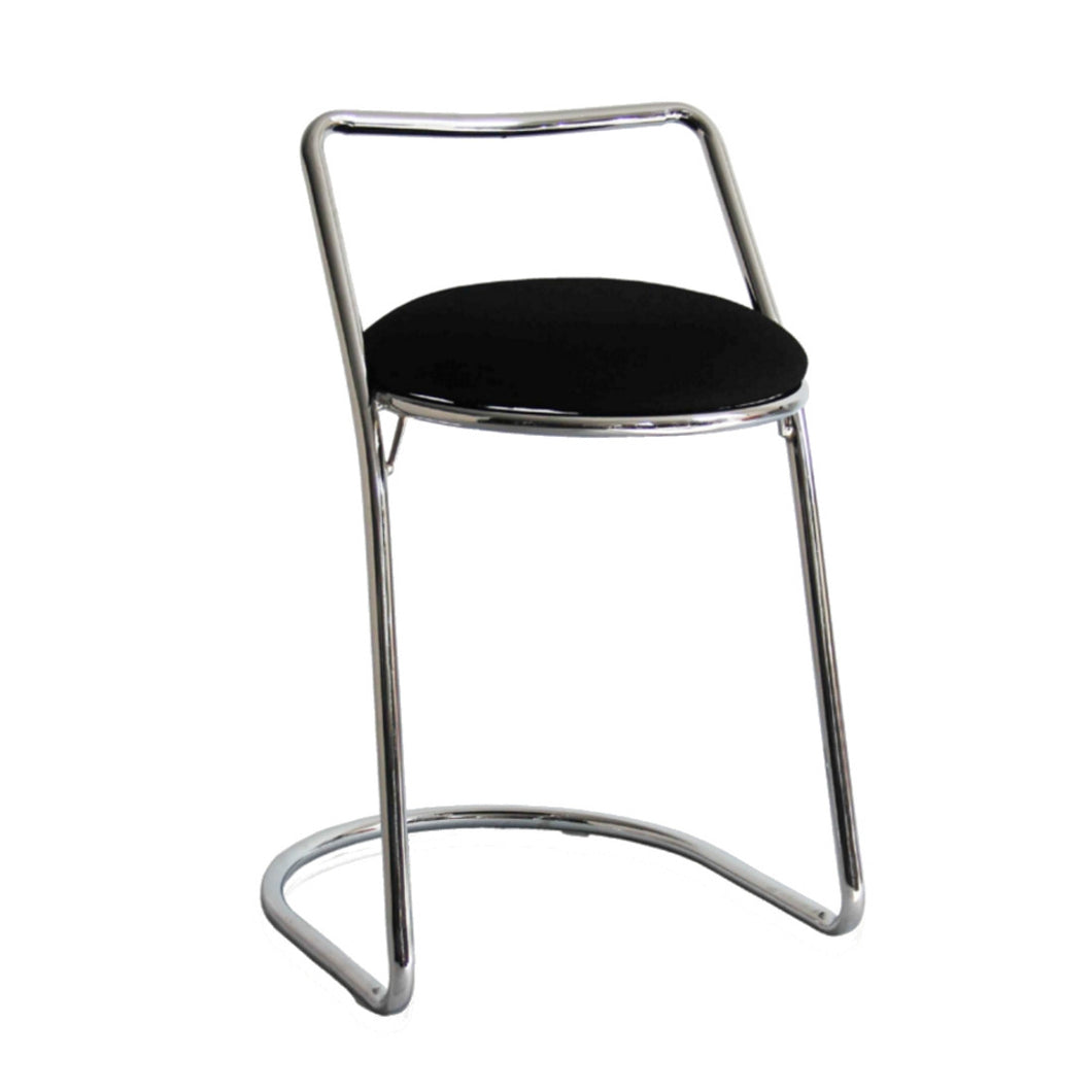 Fine Mod Imports Sled Bar Stool, Black
