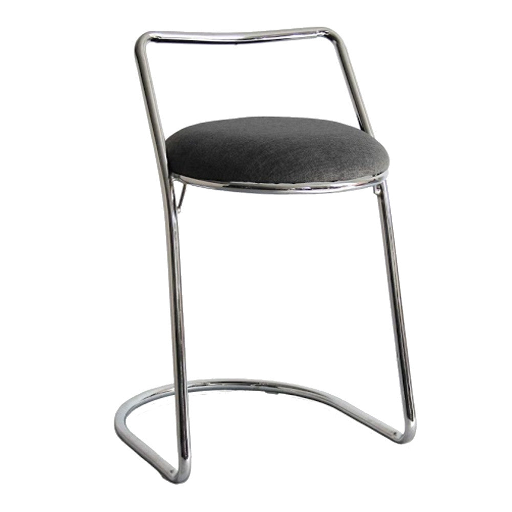 Fine Mod Imports Sled Bar Stool, Gray