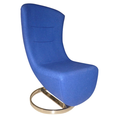 Fine Mod Imports Lay Lounge Chair, Blue