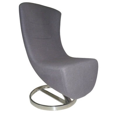 Fine Mod Imports Lay Lounge Chair, Gray