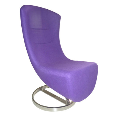 Fine Mod Imports Lay Lounge Chair, Purple