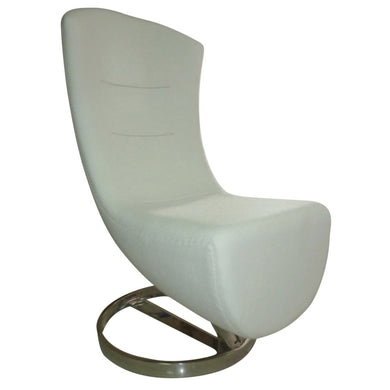 Fine Mod Imports Lay Lounge Chair, White
