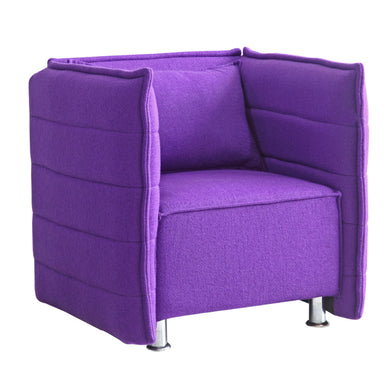 Fine Mod Imports Sofata Chair, Purple