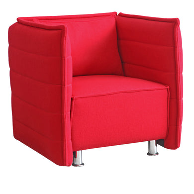 Fine Mod Imports Sofata Chair, Red