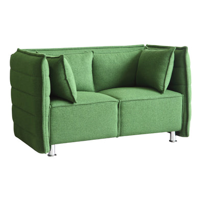 Fine Mod Imports Sofata Loveseat, Green