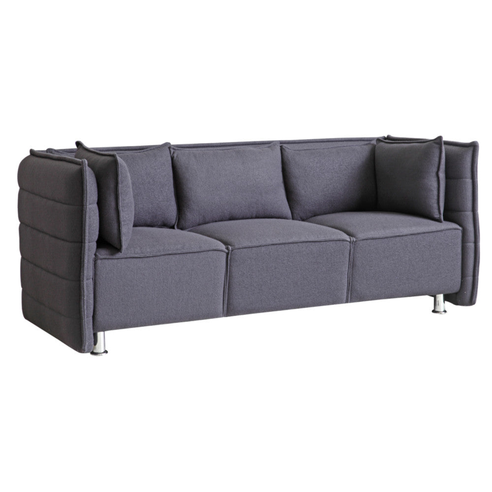 Fine Mod Imports Sofata Sofa, Gray
