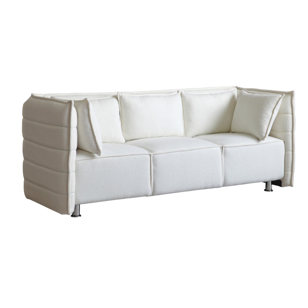 Fine Mod Imports Sofata Sofa, White