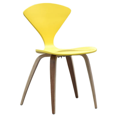 Fine Mod Imports Wooden Side Chair, Yellow