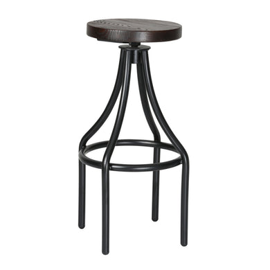 Fine Mod Imports Alta Bar Stool, Walnut