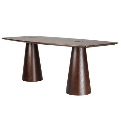 Fine Mod Imports Orchard Dining Table, Walnut