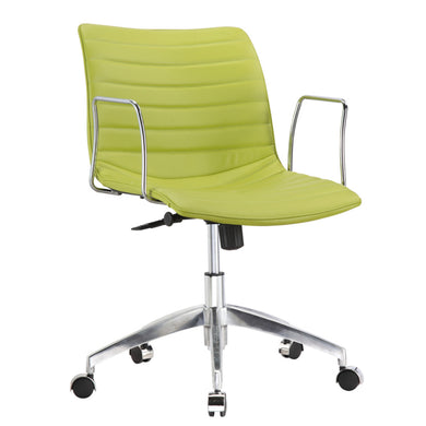 Fine Mod Imports Comfy Office Chair Mid Back, Green