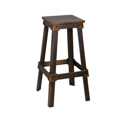 Fine Mod Imports Porch Bar Stool, Copper