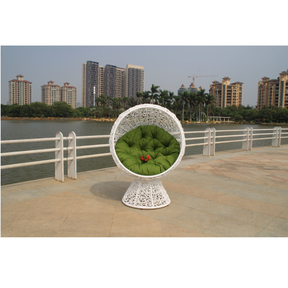 Fine Mod Imports Cabana Chair, Green