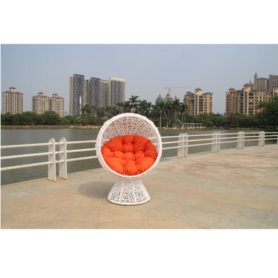 Fine Mod Imports Cabana Chair, Orange