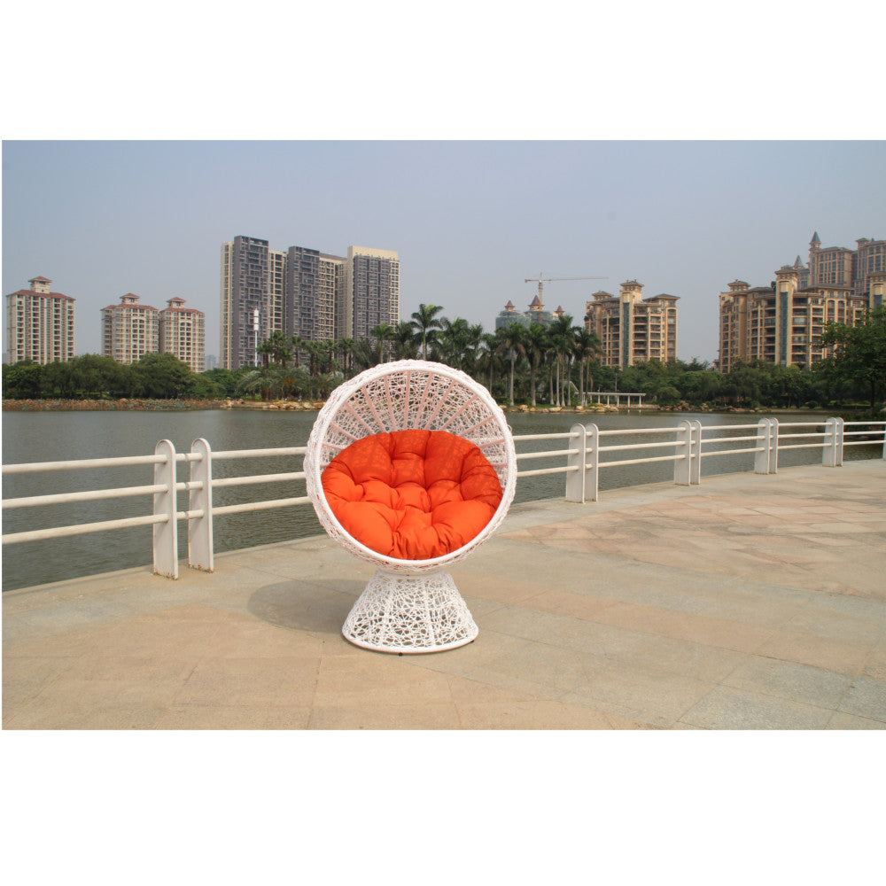 Fine Mod Imports Cabana Chair, Orange
