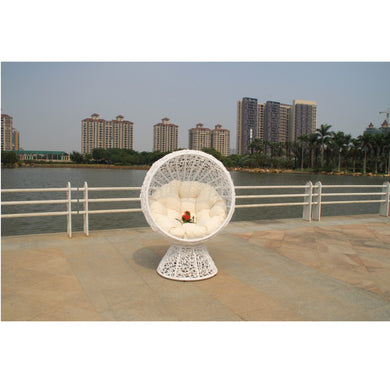 Fine Mod Imports Cabana Chair, White