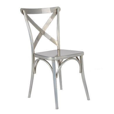 Fine Mod Imports Jenbo Dining Side Chair, Gunmetal