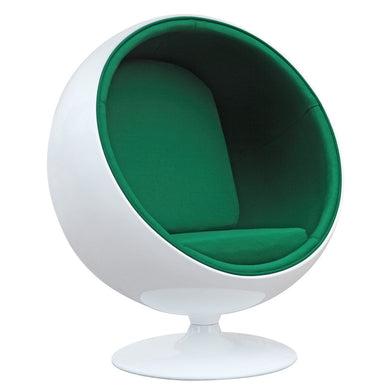 Fine Mod Imports Ball Chair, Green