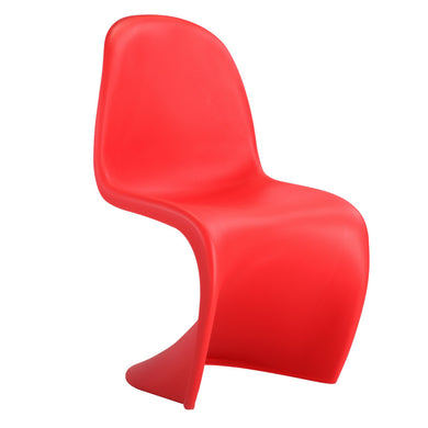 Fine Mod Imports Shape Chair, Red