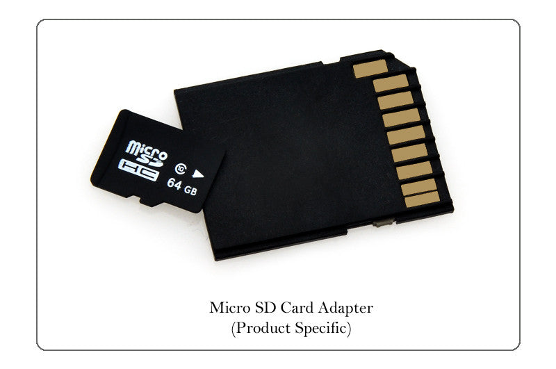 64GB Micro SD Card + Micro SD to SD Adapter - Class 10 SDHC