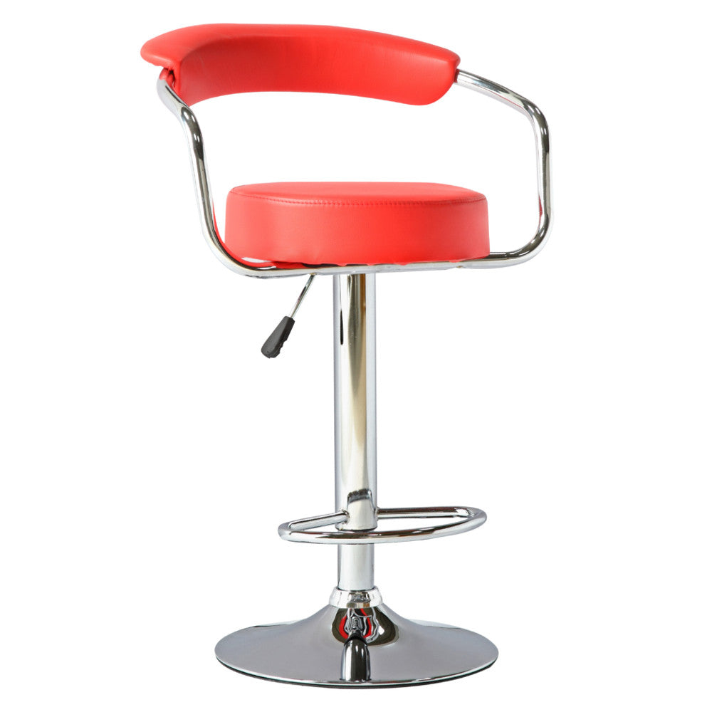 Fine Mod Imports Smart Barstool, Red